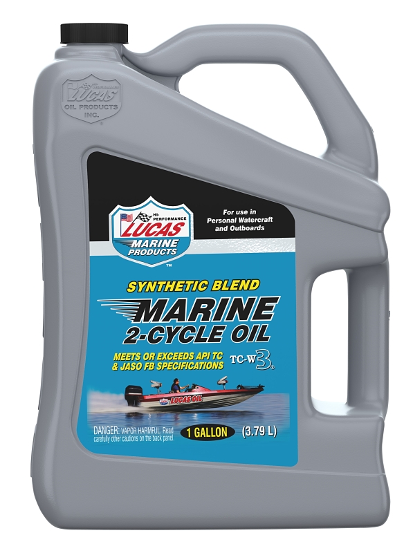 Lucas Oil 10861 2-Cycle Synthetic Marine Oil, 1 gal Jug