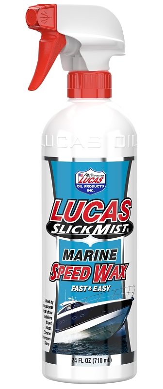 Lucas Oil 24oz Bottle Slick Mist Speed Marine Wax #10980 