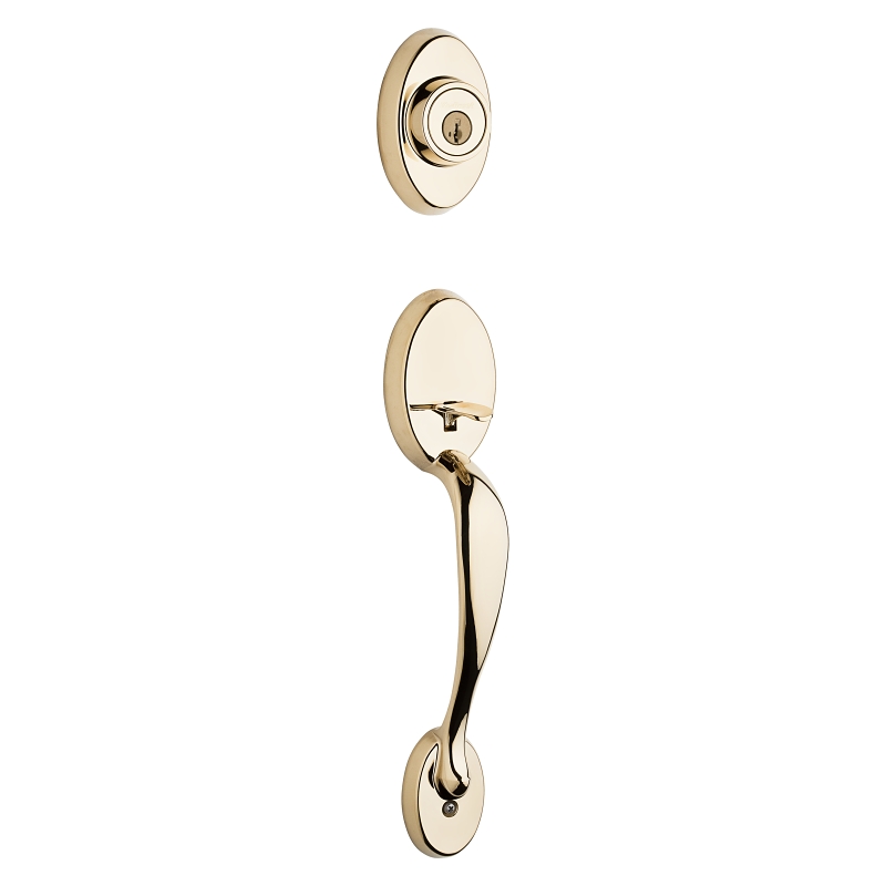 Kwikset Signature Series 800CE LIP L03 Exterior Handleset with Deadbolt, Reversible, Chelsea Design