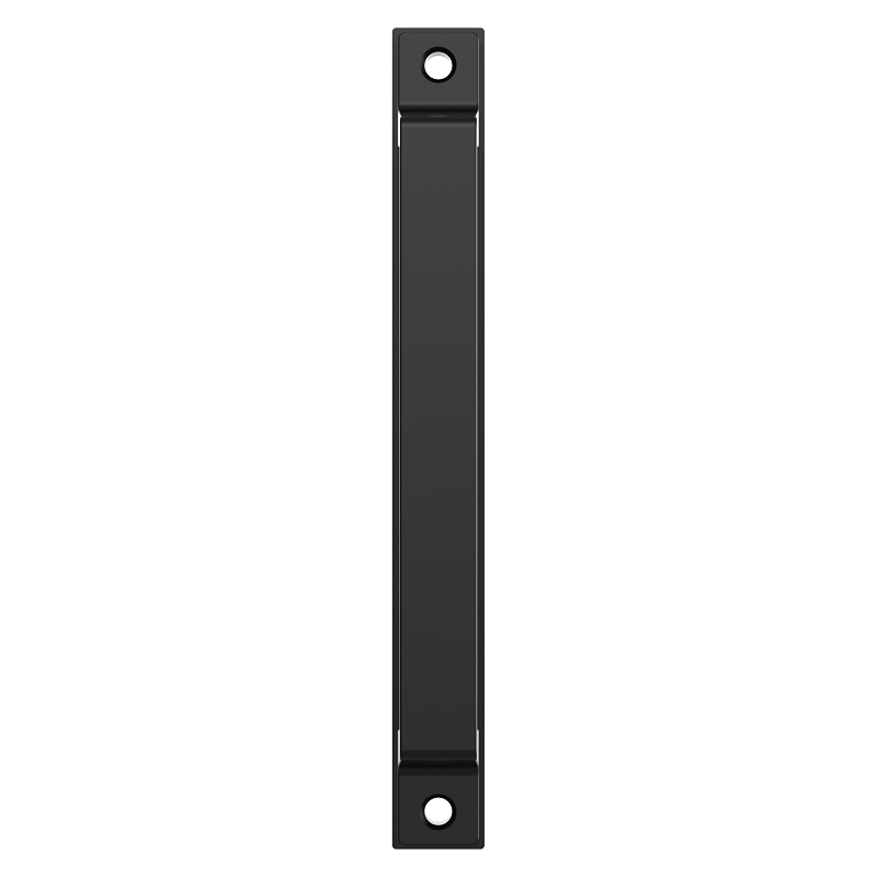 National Hardware N166-022 Modern Gate Pull, 9-13/16 in L Handle, Steel, Black