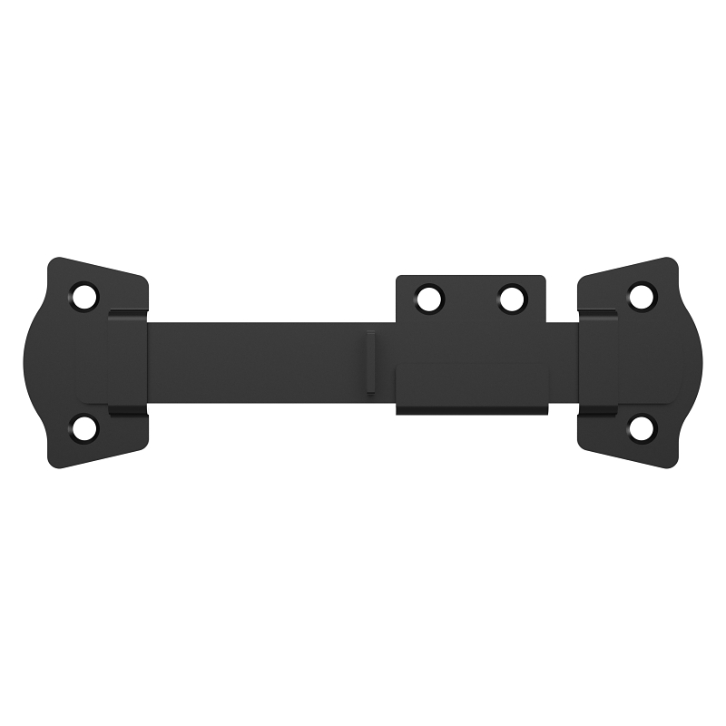 National Hardware N166-028 Rustic Modern Gate Latch, 7-13/32 in L, 1-1/32 in W, Steel, Black