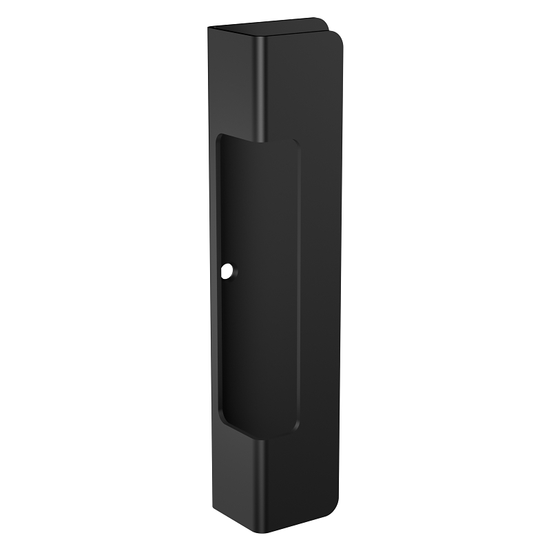 National Hardware N166-029 Modern Gate Pull, 10 in L Handle, Steel, Black