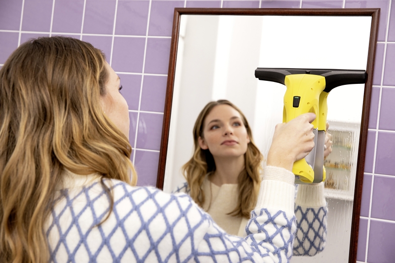 Karcher PowerSqueegee 1.633-041.0 Window Vac, 130 mm OAL, Black/Yellow