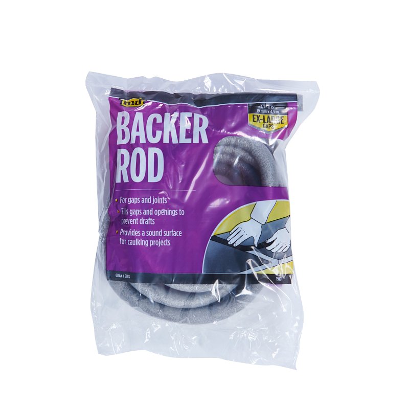 M-D 19101 Caulk Backer Rod, 3/4 in Dia, 15 ft L, Polyethylene