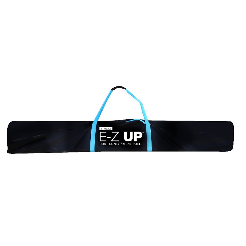 E-Z Up 54731 Dust Containment Pole Bag, Heavy-Duty, 79-23/32 in L, 6-29/32 in W, Polyester, Black