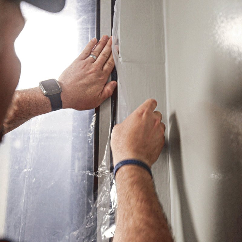 E-Z Up 54742 Magnetic Dust Containment Door Kit, Plastic