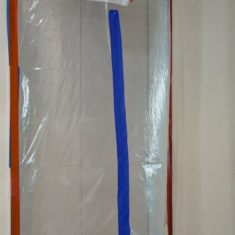 Trimaco E-Z UP 06184/4 Fabric Adhesive Zipper, Heavy-Duty, 7 ft L, 2-3/4 in W