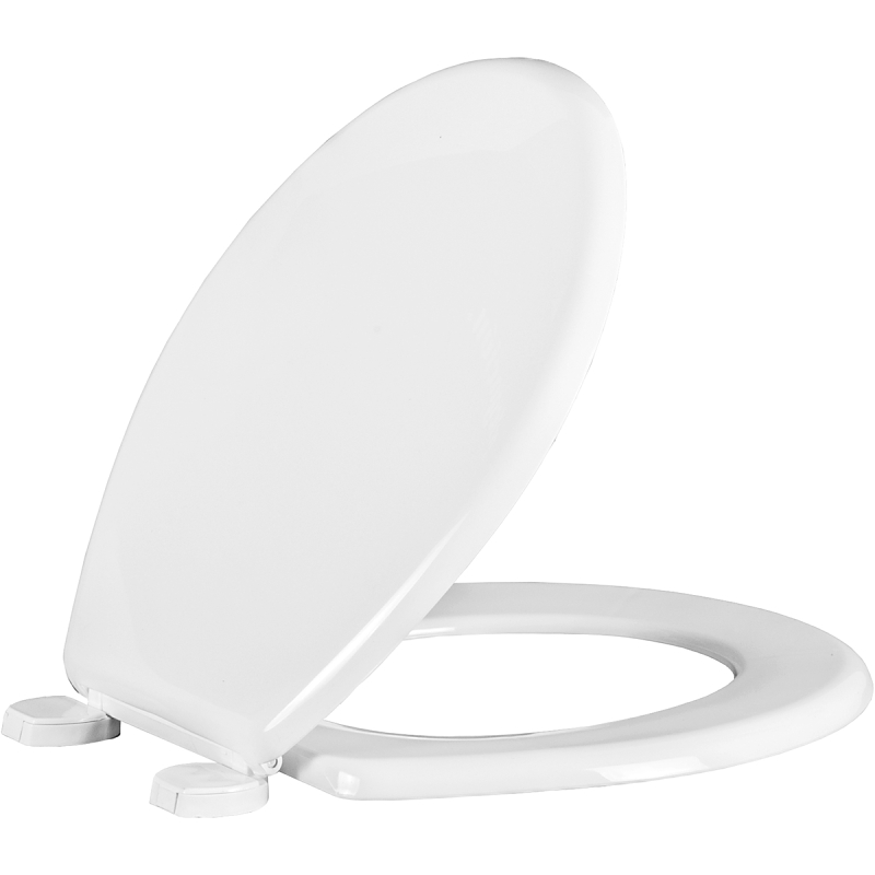 Bemis 50AR-000 Toilet Seat, 42 cm W, Round, Plastic, White