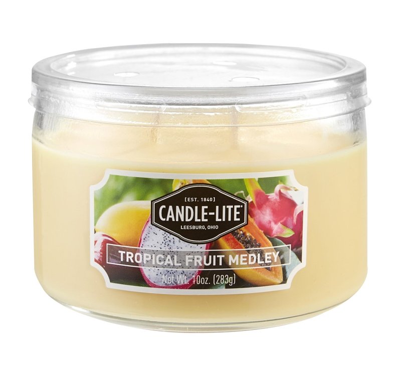 Candle-Lite 1879099 Candle, 10 oz, Tropical Fruit Medley