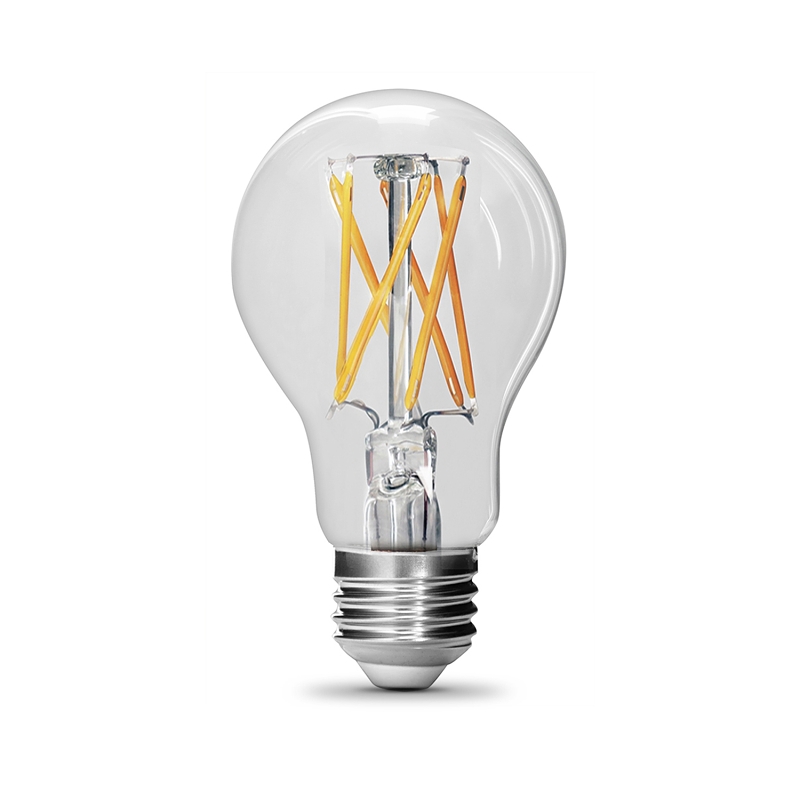 Feit Electric A100CL950CA/FIL/2 LED Light Bulb, A19 Lamp, 100 W Equivalent, E26 Lamp Base, Dimmable, Clear