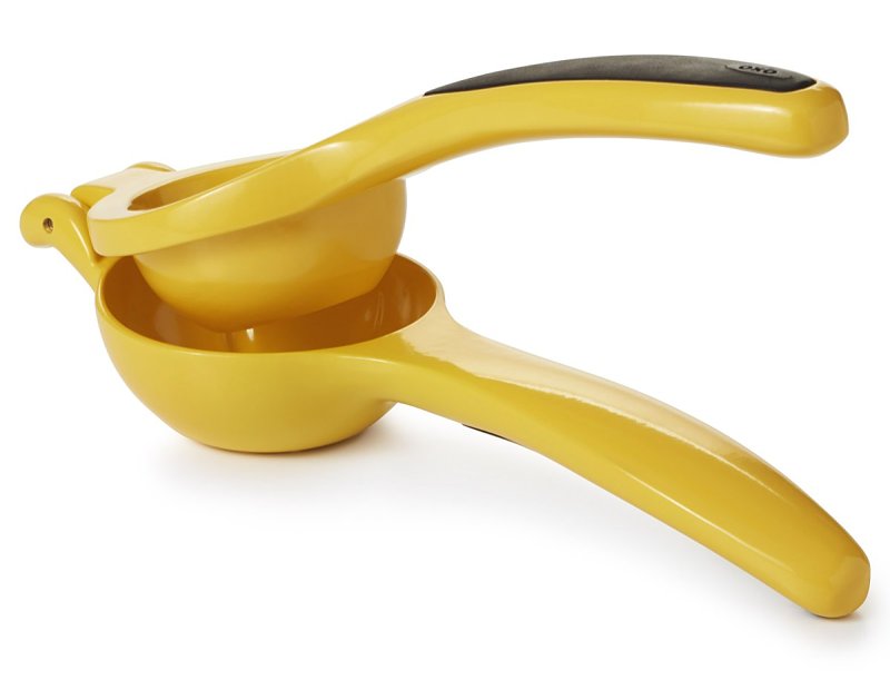 Good Grips 1057962 Citrus Squeezer, 10-1/2 in L, 1-1/2 in W, 4.24 in H, Aluminum