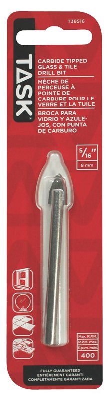 Task T38516 Drill Bit, 5/16 in Dia, 2-7/8 in OAL