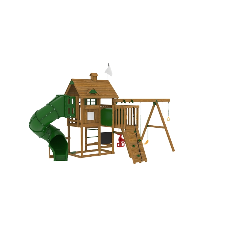 Playstar PS 7483 Ready to Assemble Playset Kit Specifications 18 sq ft Play Deck 12 Activities