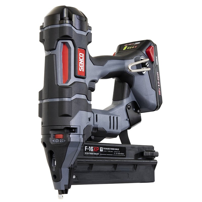 Senco 10N0001N Nailer, Battery Included, 18 V, 110 Magazine, 16 ga Nail, MO Style Nail Fastener