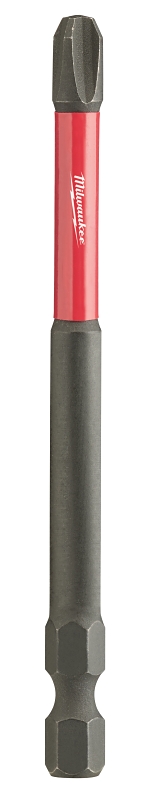 Milwaukee 48-32-4563 Power Bit, #3 Drive, Phillips Drive, 1/4 in Shank, Hex Shank, 3-1/2 in L, Steel
