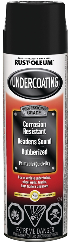 Rust-Oleum Automotive 257805 Automotive Undercoating Spray, Black, 425 g Can
