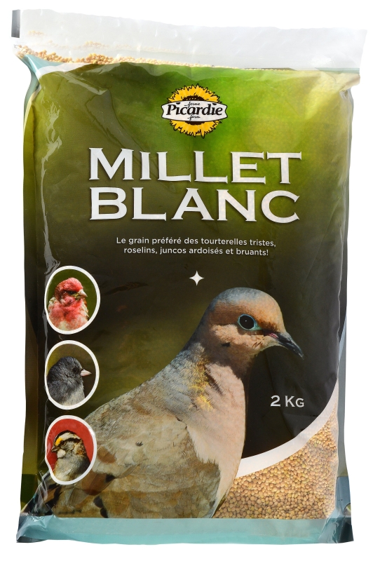 Mon Copain My Buddy 38102 Wild Bird Seed, 2 kg, Ingredients: White Millet