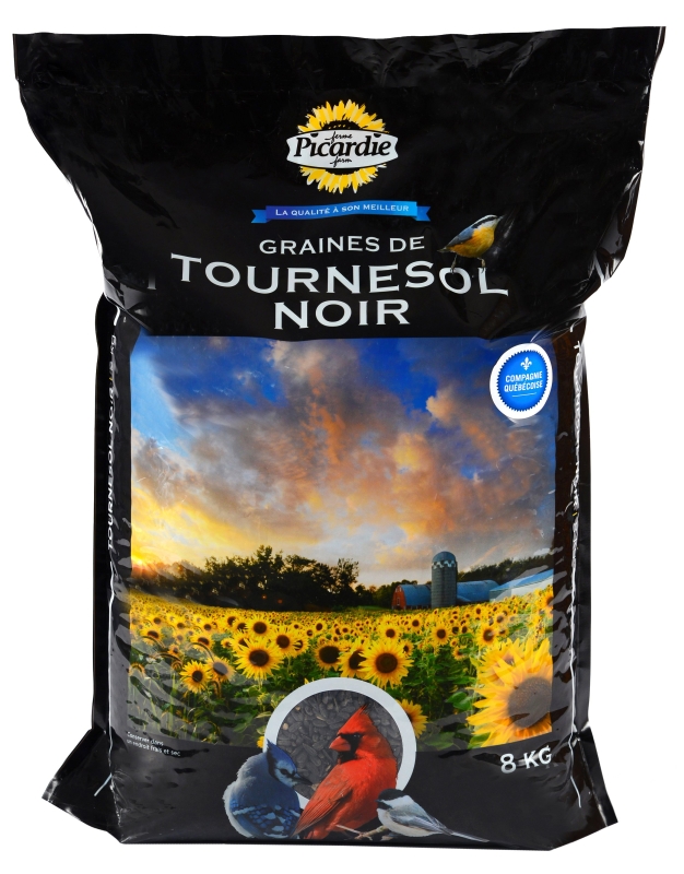 Mon Copain My Buddy 36108 Wild Bird Seed, 8 kg, Ingredients: Black Sunflower Seed