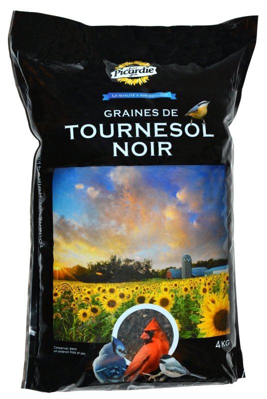 Mon Copain My Buddy 36104 Wild Bird Seed, 4 kg, Ingredients: Black Sunflower Seed