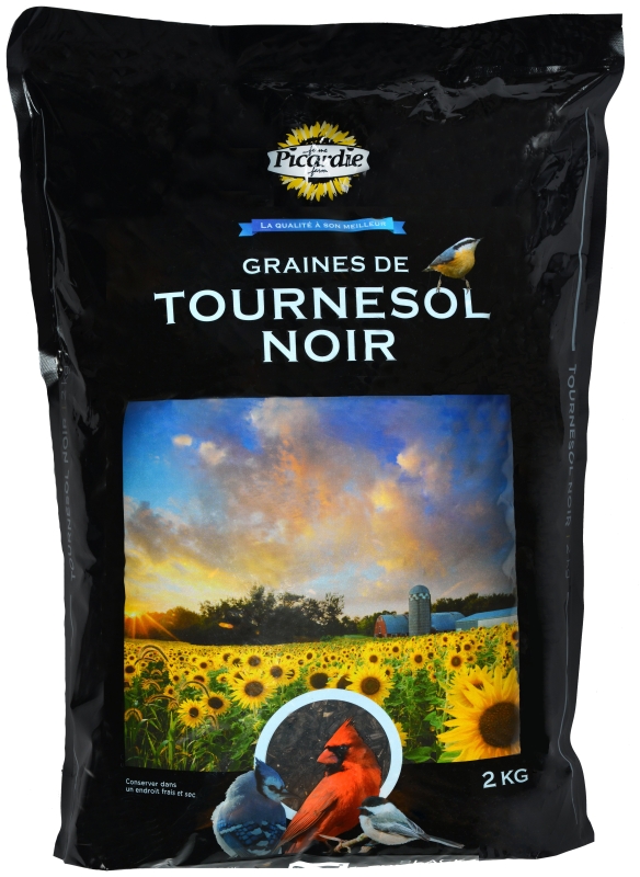 Mon Copain My Buddy 36102 Wild Bird Seed, 2 kg, Ingredients: Black Sunflower Seed