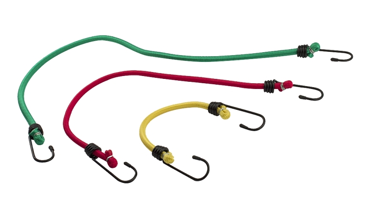 Erickson 06619 Bungey Cord, Vinyl, Assorted, 10/PK