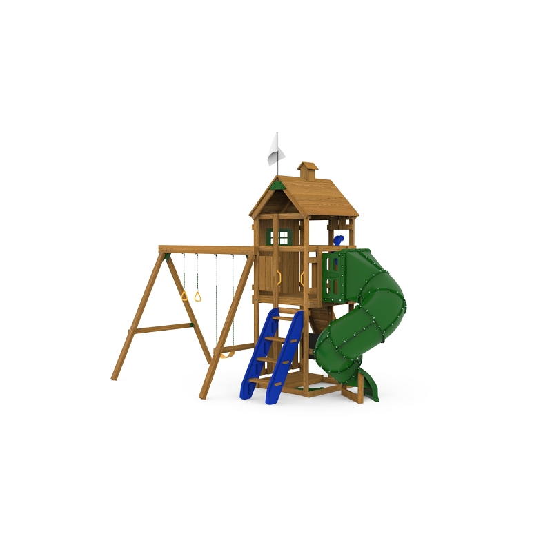 Playstar PS 7712 Series Build It Yourself Playset Kit, Specifications: 24 sq-ft Play Deck, 12 Activities