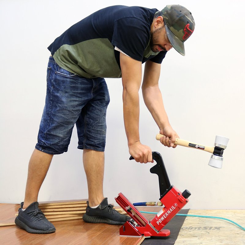 Powernail 50PFLEXW Flooring Nailer, 16 in L x 5-1/2 in W x 17 in H Dimensions, 1-3/4, 1-1/2, 1-1/4 in L Fastener