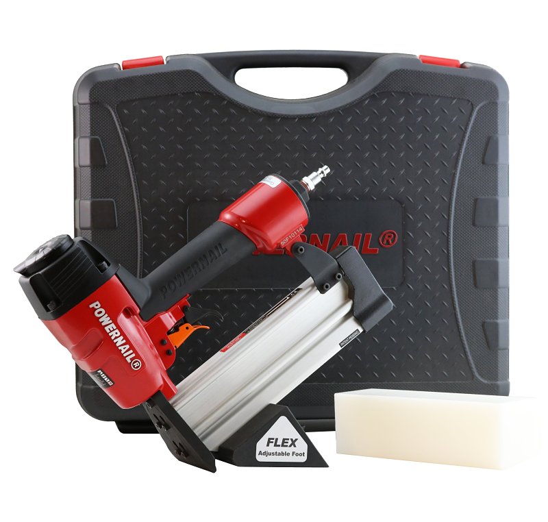 Powernail 50FKIT Flooring Nailer, 12 in L x 4-1/4 in W x 12-1/2 in H Dimensions, 1-3/4, 1-1/2, 1-1/4 in L Fastener