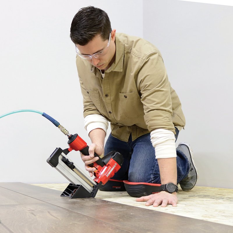 Powernail 50FKIT Flooring Nailer, 12 in L x 4-1/4 in W x 12-1/2 in H Dimensions, 1-3/4, 1-1/2, 1-1/4 in L Fastener