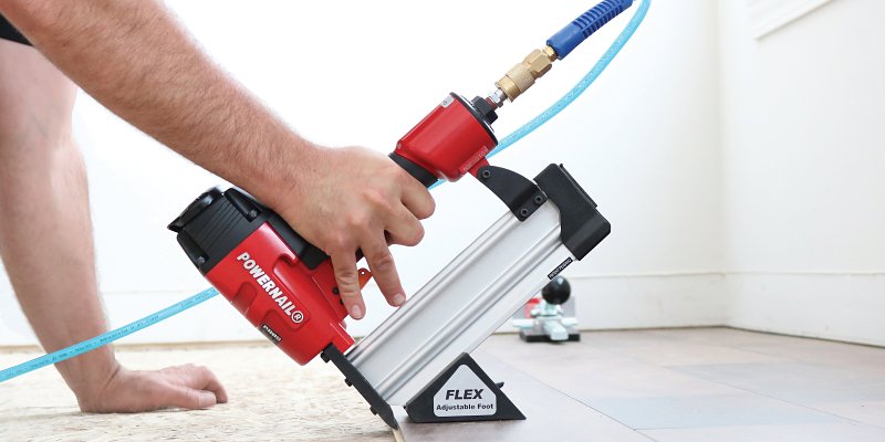 Powernail 50FKIT Flooring Nailer, 12 in L x 4-1/4 in W x 12-1/2 in H Dimensions, 1-3/4, 1-1/2, 1-1/4 in L Fastener