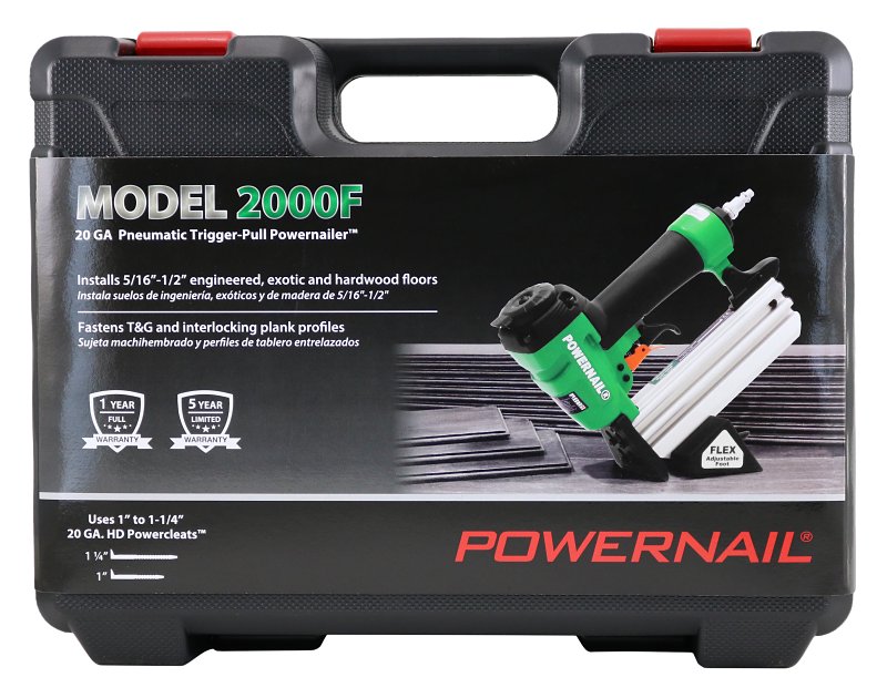 Powernail 2000FKIT Flooring Nailer, 1 to 1-1/4 in L Fastener
