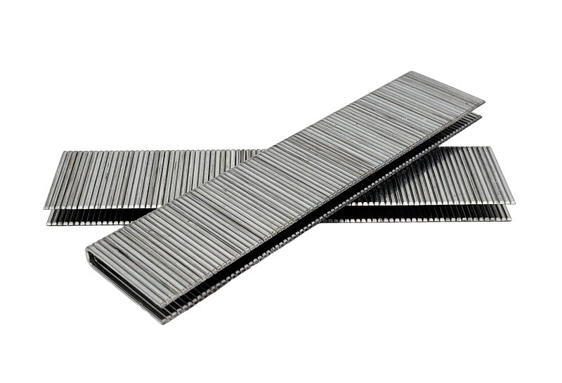 Powernail PowerStaples PS18100 Fine Wire Staple, 1/4 in W Crown, 1 in L Leg, 18 ga, Carbon Steel