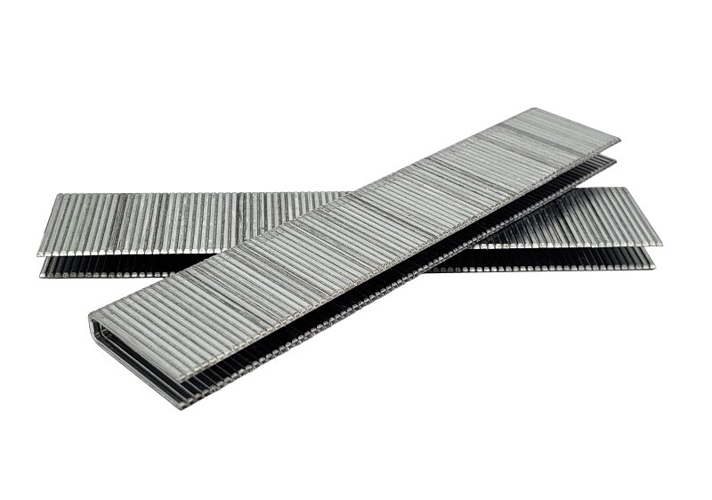 Powernail PowerStaples PS18087 Fine Wire Staple, 1/4 in W Crown, 7/8 in L Leg, 18 ga, Carbon Steel