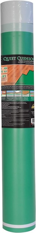 Roberts Quiet Cushion 70-180 Underlayment, 100 sq-ft Coverage Area, 27-1/2 ft L, 43-1/2 in W, 2 mm Thick