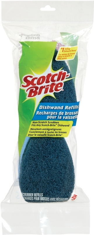 Scotch-Brite SB483-CA Dishwand Refill, Polymer Foam Bristle, 4 in L