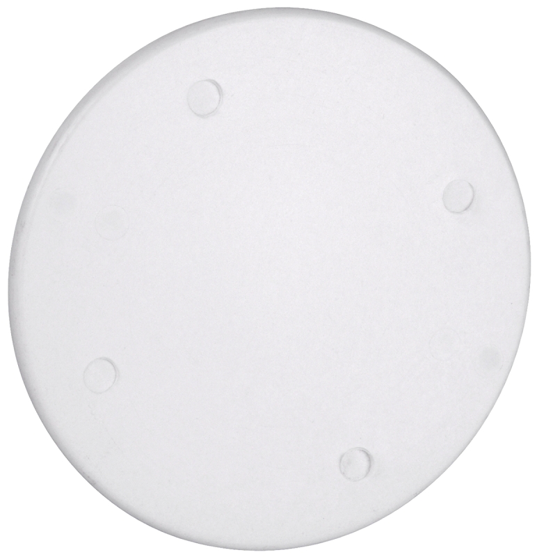 Carlon 4052-WHITE Outlet Box Cover, 4 in Dia, Round, Phenolic, White