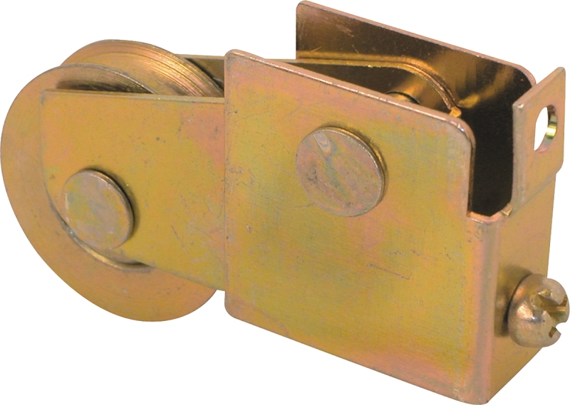 Prime-Line D 1509 Roller Assembly, 1-1/4 in L x 9/16 in W x 1-9/32 in H Dimensions, 1-1/4 in Dia Roller, Steel