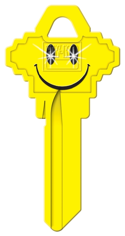 Hy-Ko 16005SC1-16 Key Blank, Smiley, For: Schlage SC1 Keyways, SC1-16 Key Number