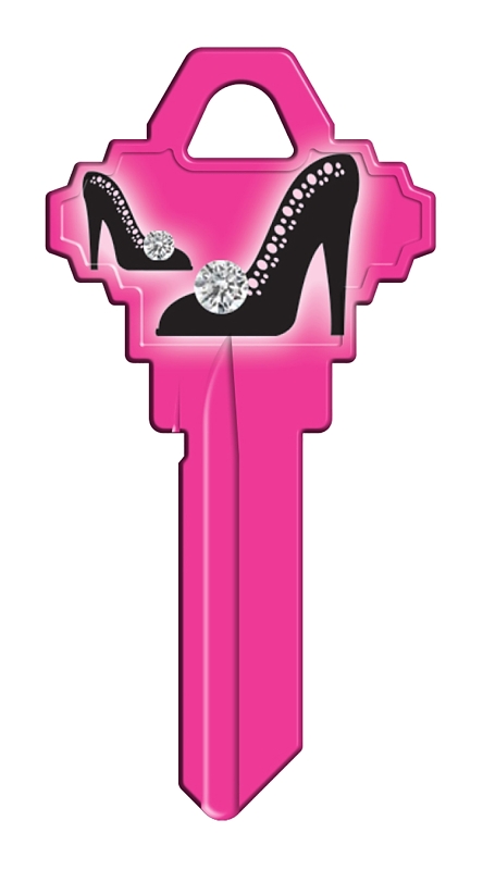 Hy-Ko 16005SC1-35 Key Blank, High Heel, Brass, For: Schlage SC1 Keyways, SC1 Key Number
