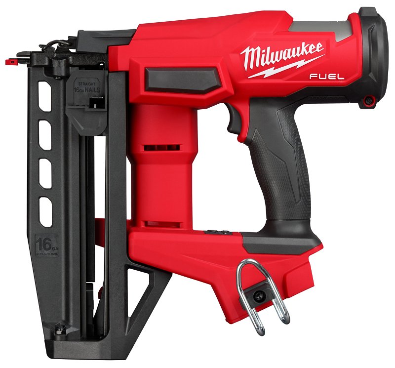 Milwaukee M18 Fuel 3020-20 Straight Finish Nailer, Tool Only, 18 V, 110 Magazine, 0 deg Collation, 16 ga Nail