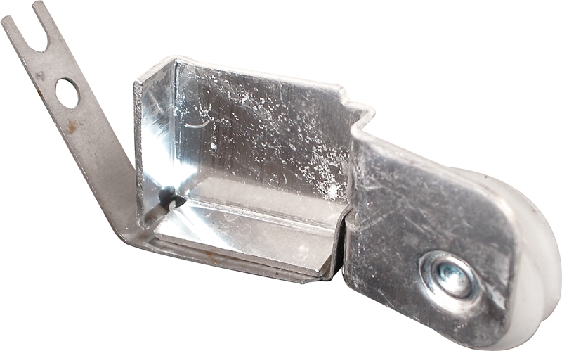Prime-Line B 634 Center Grooved Roller Assembly, 1 in Dia Roller, 1/4 in W Roller, Polyethylene Roller, Concave Roller