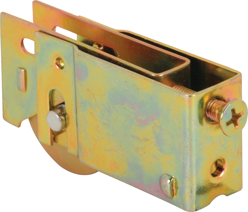 Prime-Line D 1762 Roller Assembly, 2-1/8 in L x 3/4 in W x 1-3/16 in H Dimensions, 1-1/4 in Dia Roller, 5/16 in W Roller
