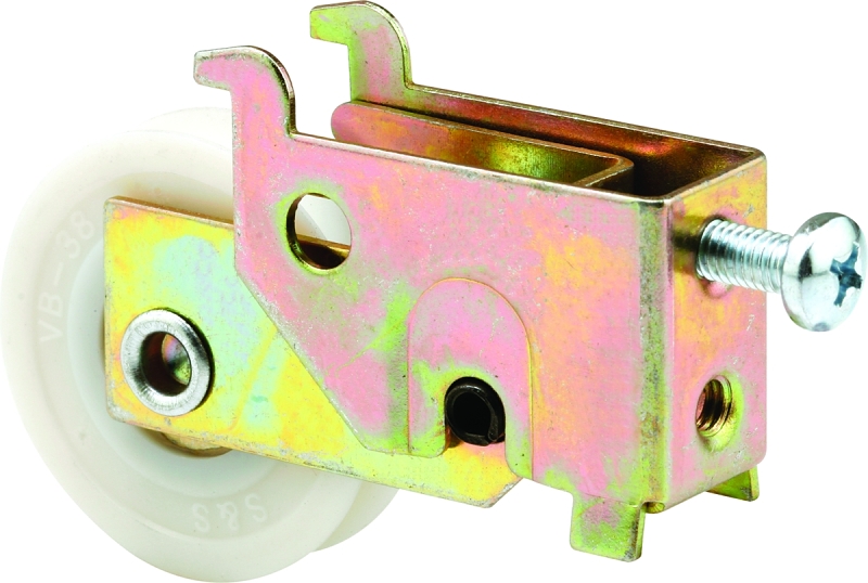 Prime-Line D 1683 Roller Assembly, 1-1/2 in Dia Roller, 5/16 in W Roller, Steel, 1-Roller