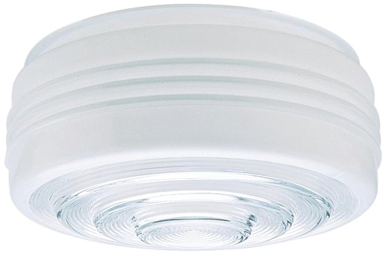Westinghouse 8560800 Light Shade, 7-5/8 in Dia, Drum, Mushroom, Glass, White