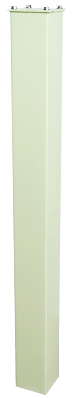 Mail Boss 7122 Series Spreader Plate, White, 43 in L, 4 in W, 4 in H, Steel, Galvanized