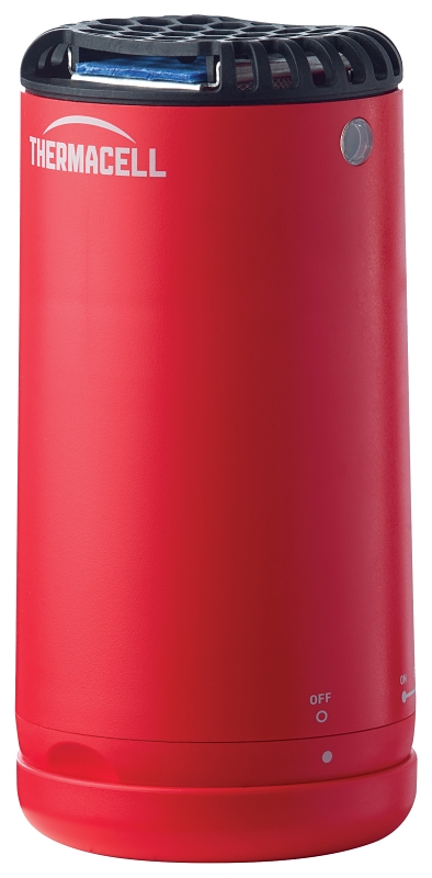 Thermacell Patio Shield MR-PSRCA Mosquito Repeller, Cartridge Refill, 12 hr Refill, 15 ft Coverage Area, Red Housing