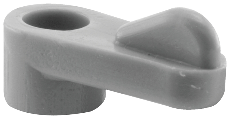 Make-2-Fit PL 7739 Window Screen Clip with Screw, 1/16 in D Dimensions, Plastic, Gray