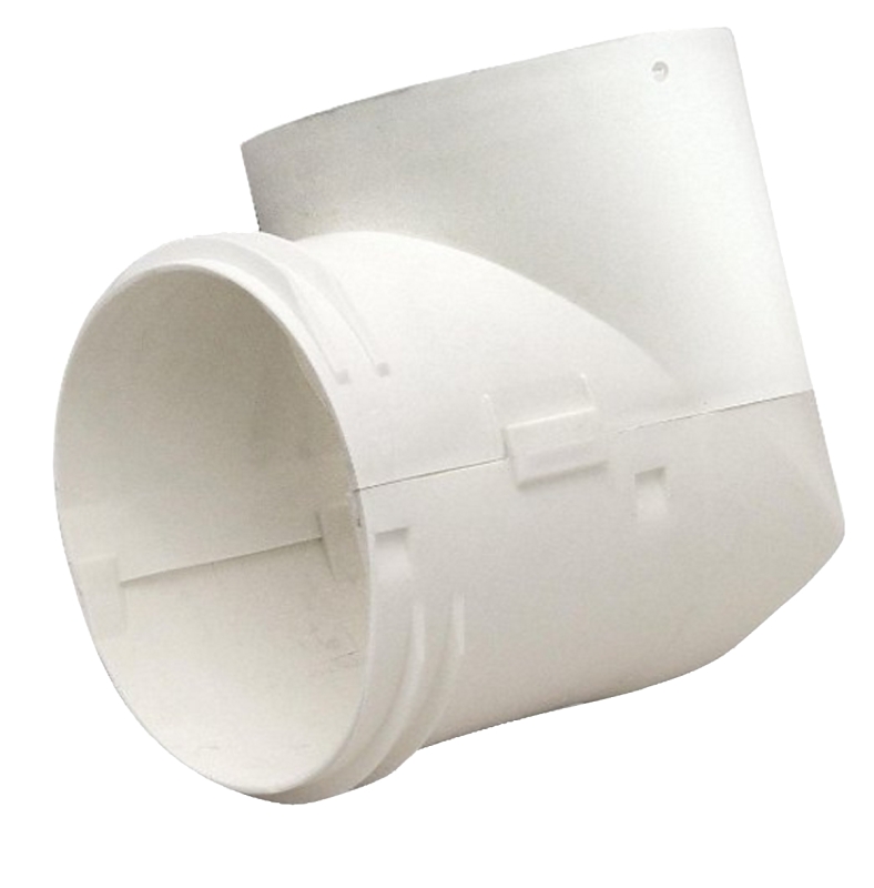 DUNDAS JAFINE D2DPX Dryer to Duct Connector, 4 in Union, Polypropylene