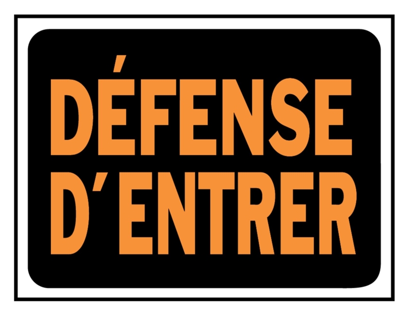 Hy-Ko 3087 Sign, Do Not Enter, Plastic, 8-1/2 x 12 in Dimensions