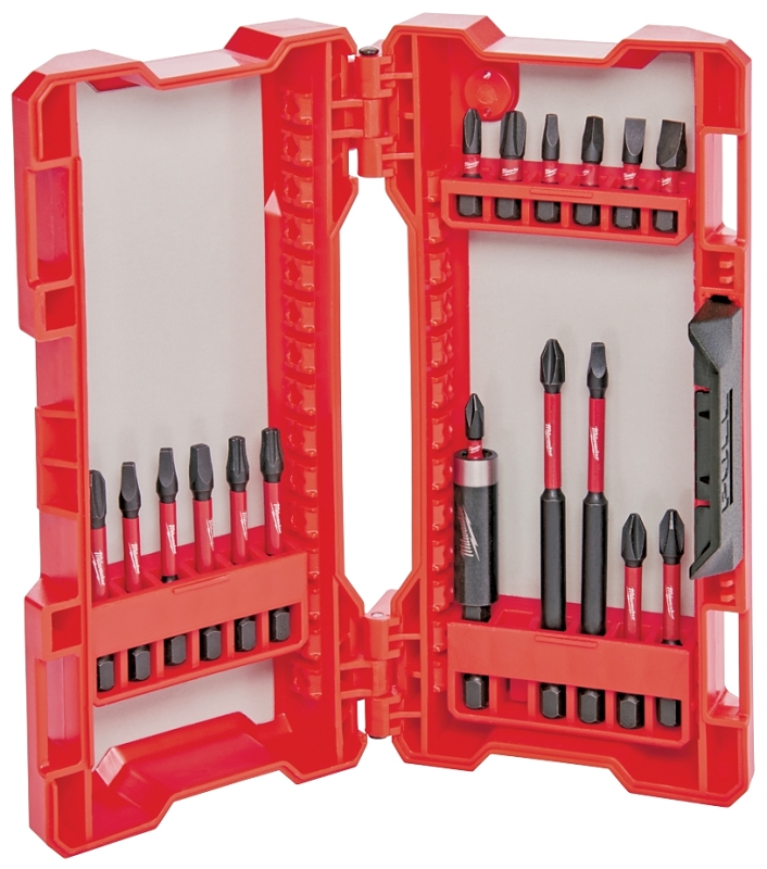 Milwaukee 48-32-4403 Impact-Duty Driver Bit Set, 18-Piece, Steel